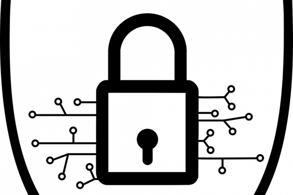 Free cybersecurity padlock shield vector