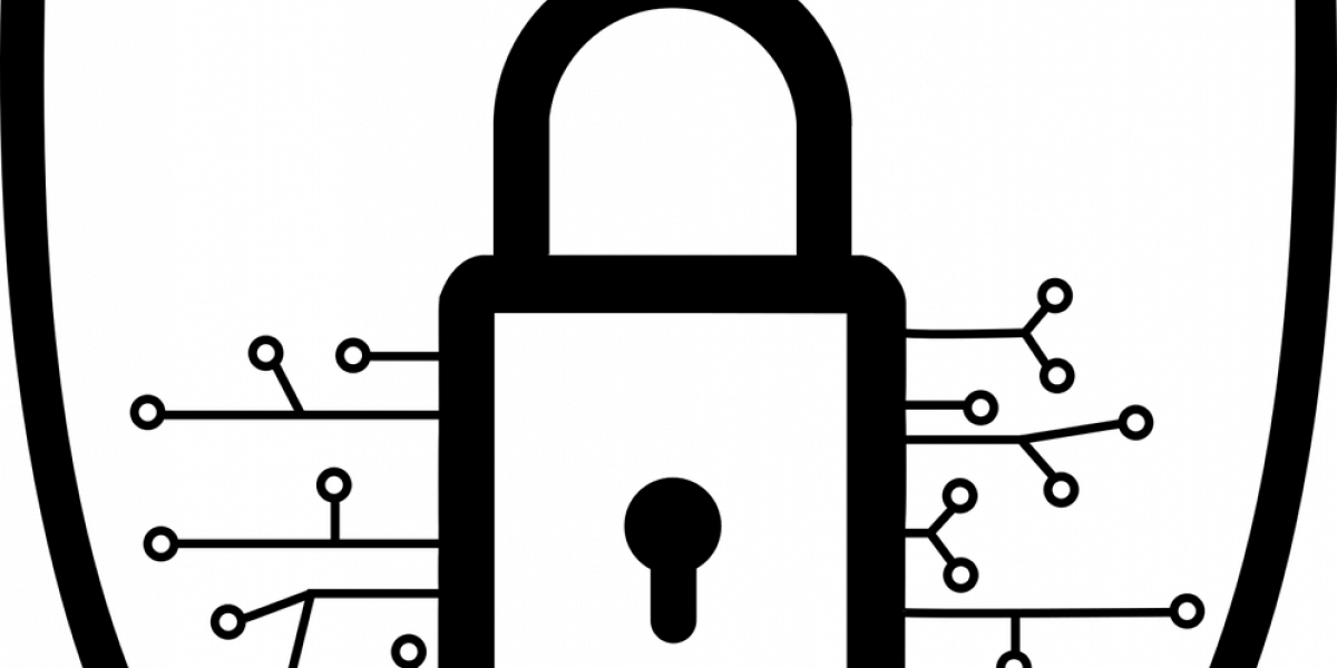 Free cybersecurity padlock shield vector