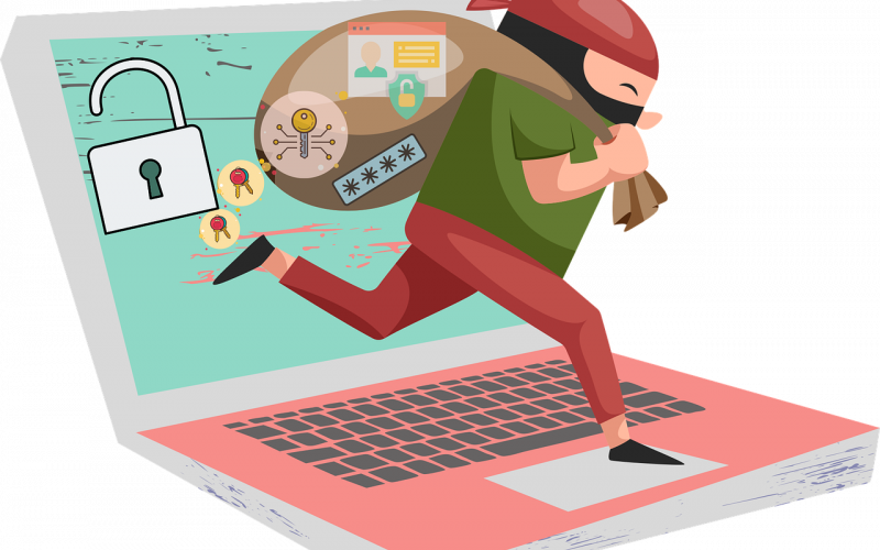 Free cybersecurity computer security hacking vector