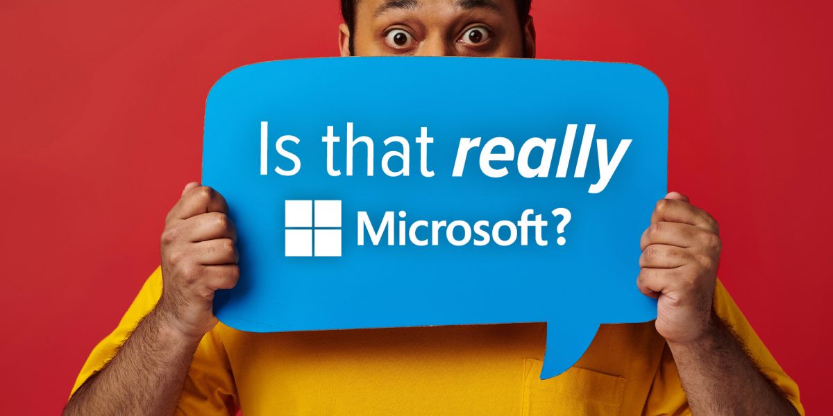 Is that really Microsoft?